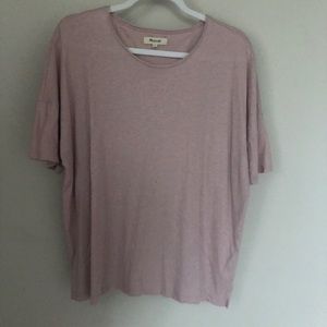 Madewell raw edged hangout tee
